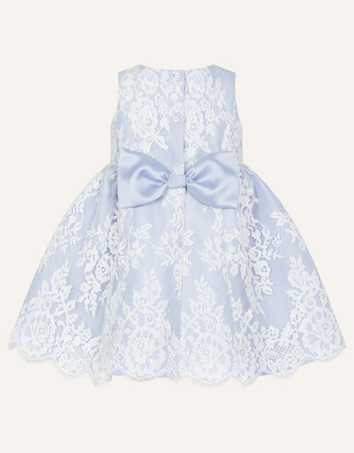 Baby Lace Dress Blue Baby Girl Dresses Monsoon UK.