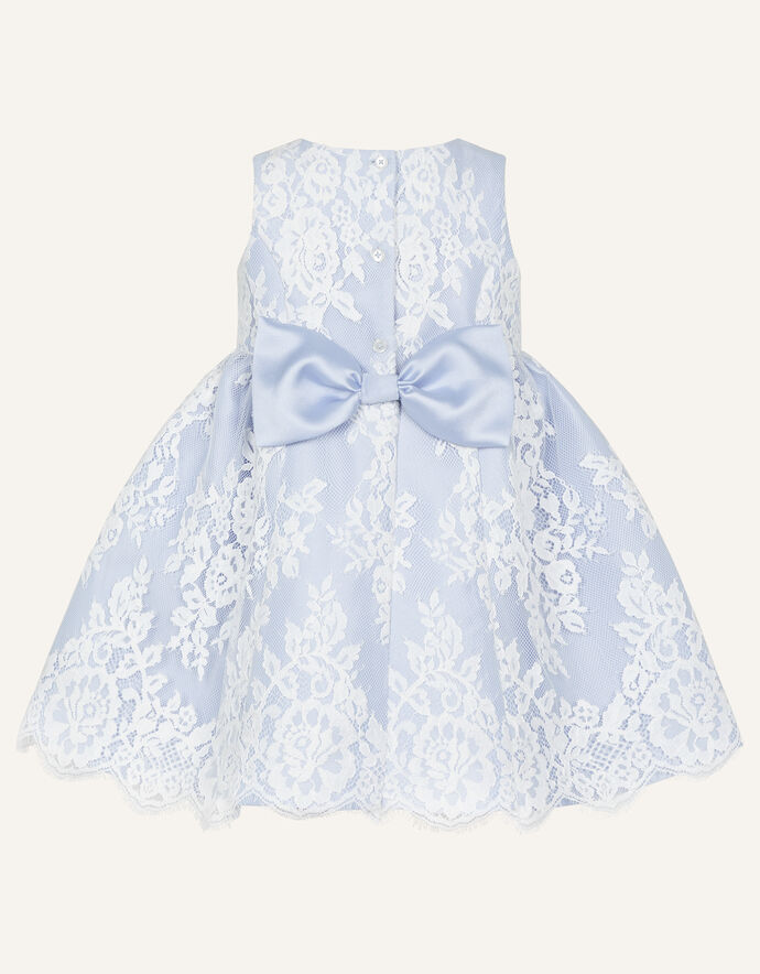 Baby Lace Dress Blue Baby Girl Dresses Monsoon UK.