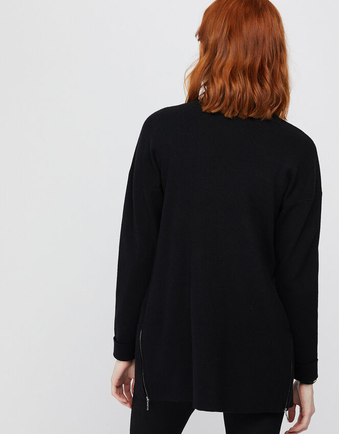 Yasmin Cardigan with Sustainable Viscose, Black (BLACK), large