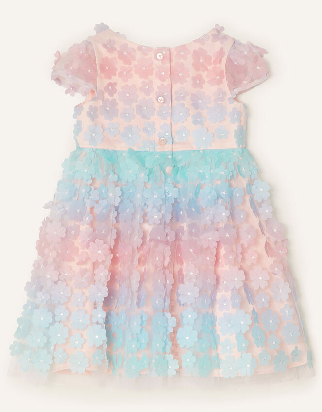 Baby 3D Flower Ombre Dress , Multi (MULTI), large