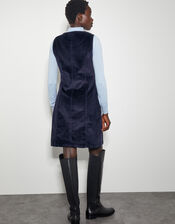 Soha Corduroy Pinafore Dress, Blue (NAVY), large