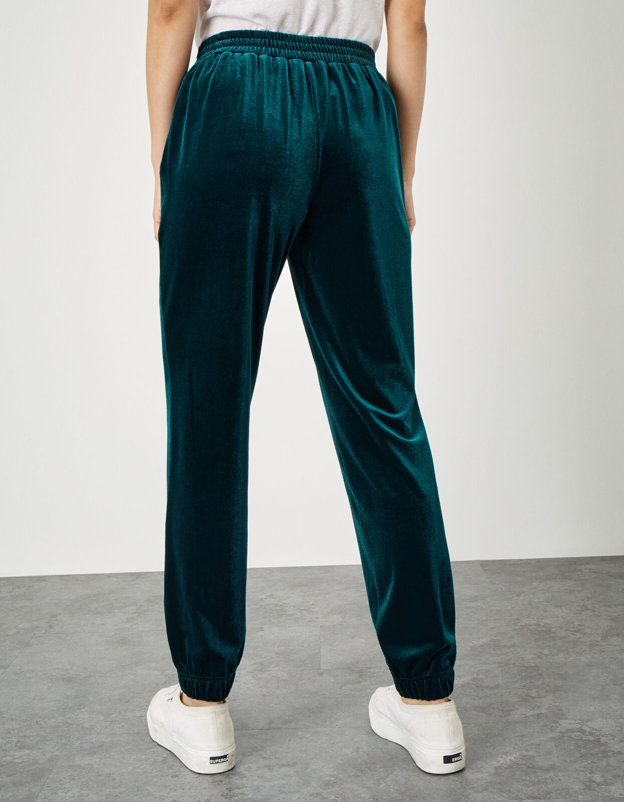 Monsoon velvet joggers clearance