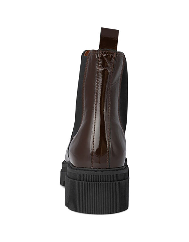 Shoe The Bear Patent Leather Chelsea Boots, Brown (CHOCOLATE), large