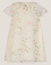 Baby Floral Embroidered Swing Dress, Multi (MULTI), large