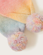 Harmony Rainbow Pom-Pom Scarf, , large