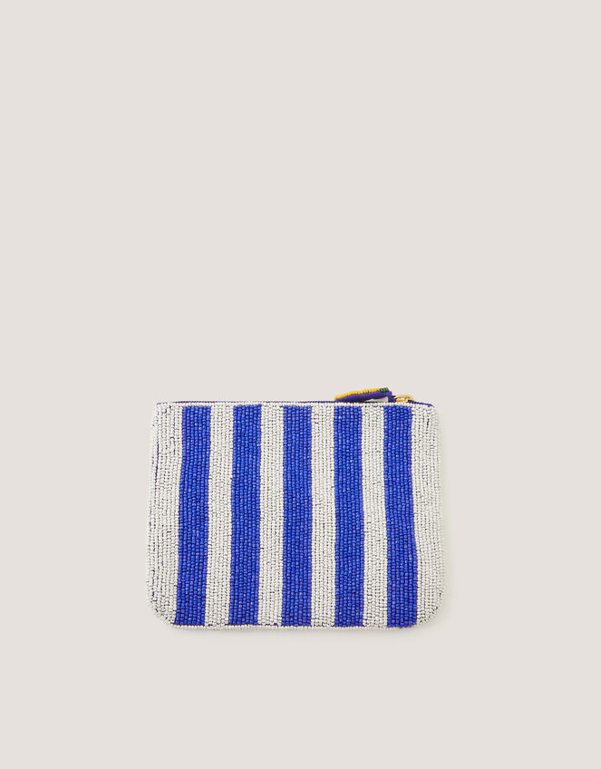 Lyra Lemon Beaded Pouch, , large