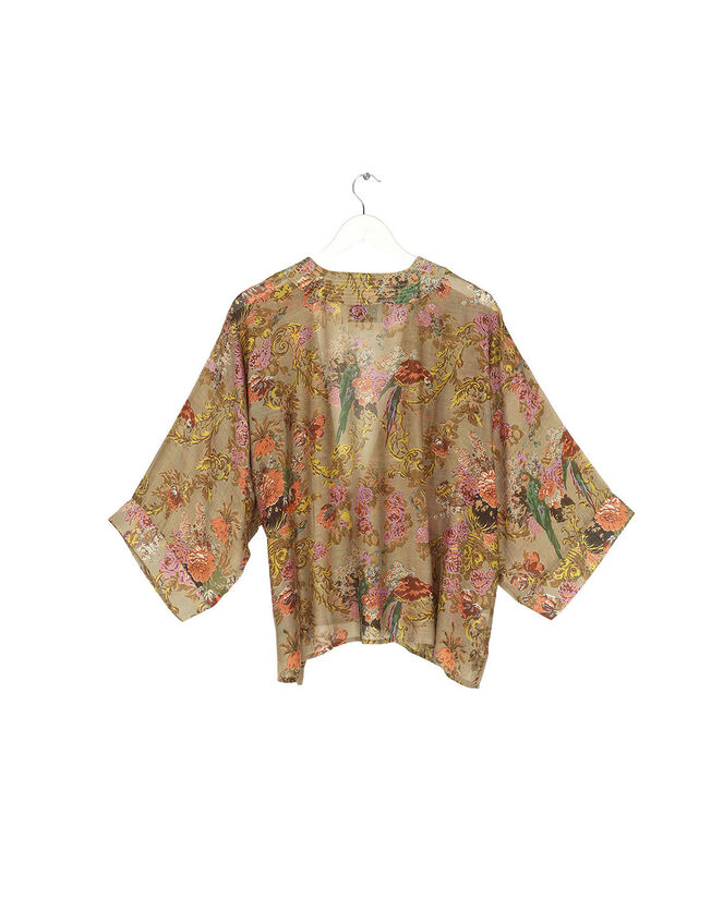 One Hundred Stars Autumn Chintz Kimono, , large