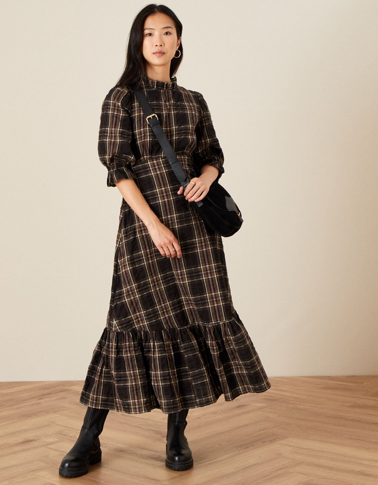 Check work dress cheap