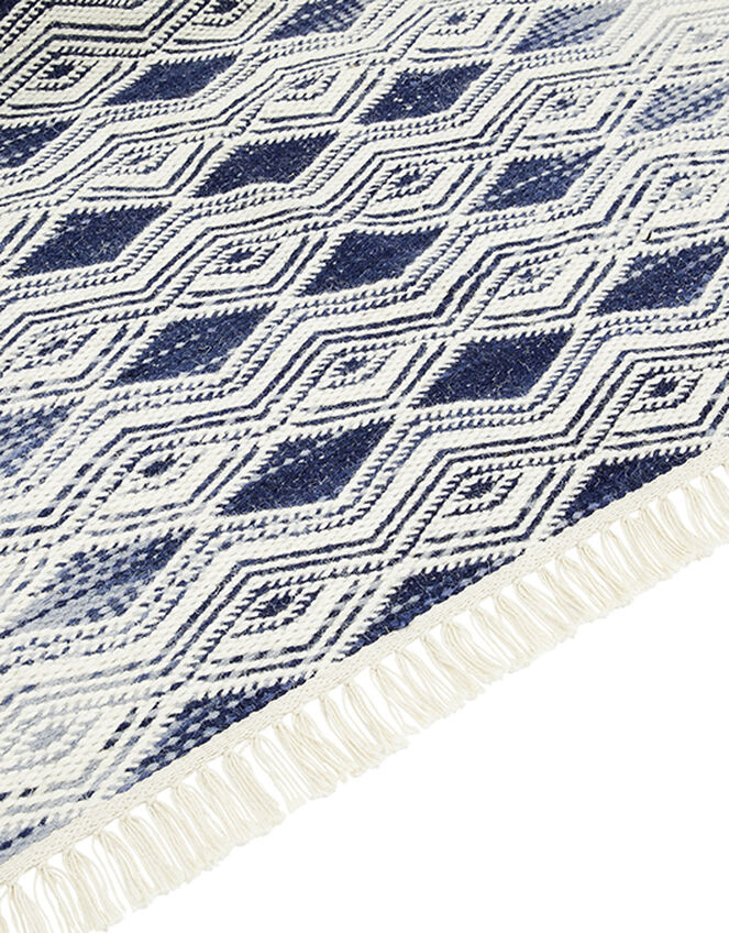 Small Geo Fade Rug in Wool Blend, Ivory (IVORY), large