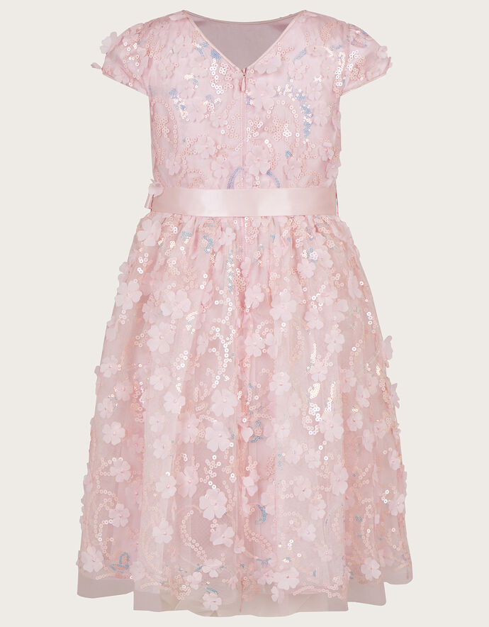 PINK SEQUIN AZTEC DRESS main image 0