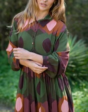 Lyrical Sisters Lola Bubble Print Maxi Dress, Multi (MULTI), large