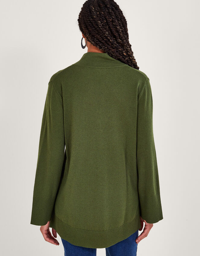 Collar Wool Jumper, Green (GREEN), large