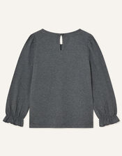 Polar Bear Long Sleeve Top, Grey (CHARCOAL), large
