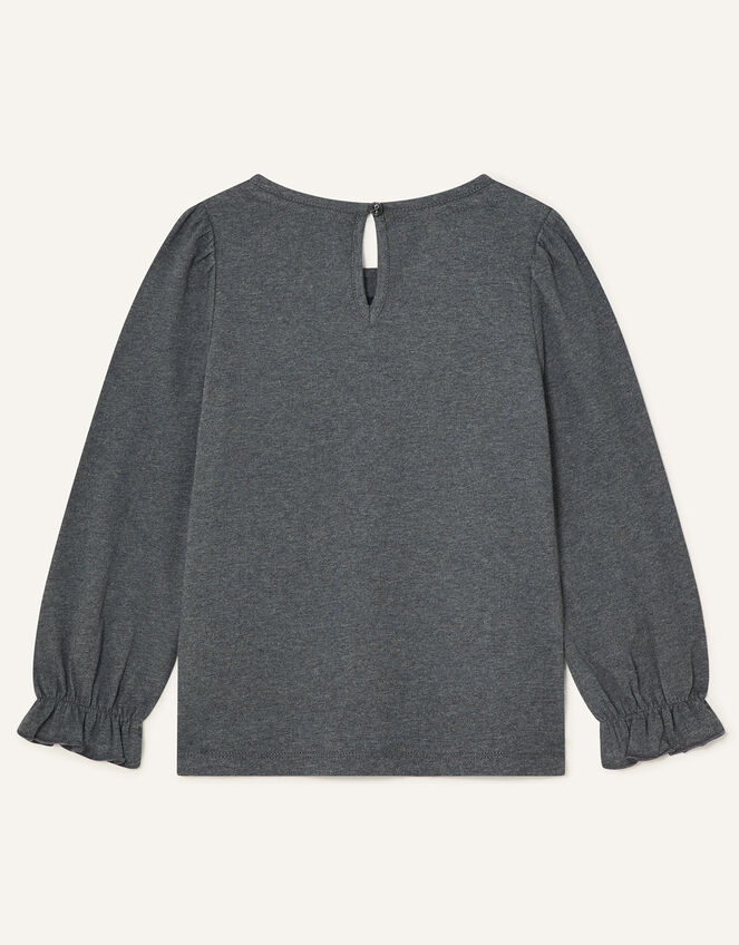 Polar Bear Long Sleeve Top, Grey (CHARCOAL), large