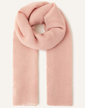 Shimmer Pleated Occasion Scarf, Pink (BLUSH), large