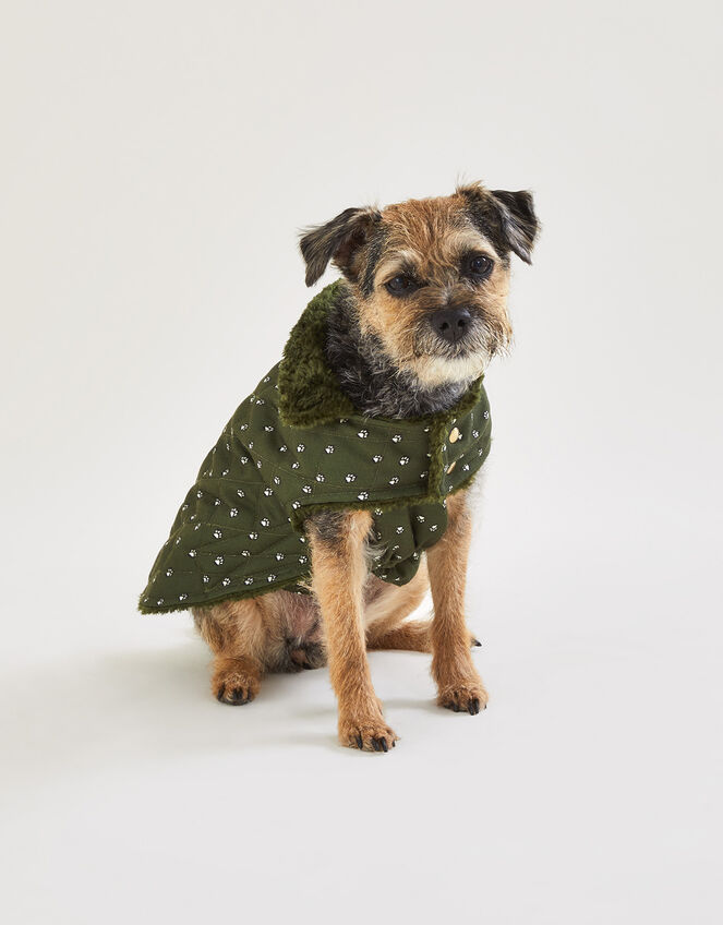 Cosy Dog Coat, Green (GREEN), large