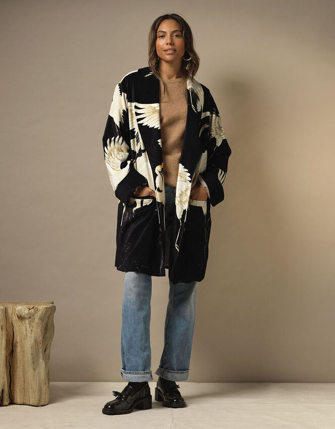 One Hundred Stars Stork Print Jacket, , large