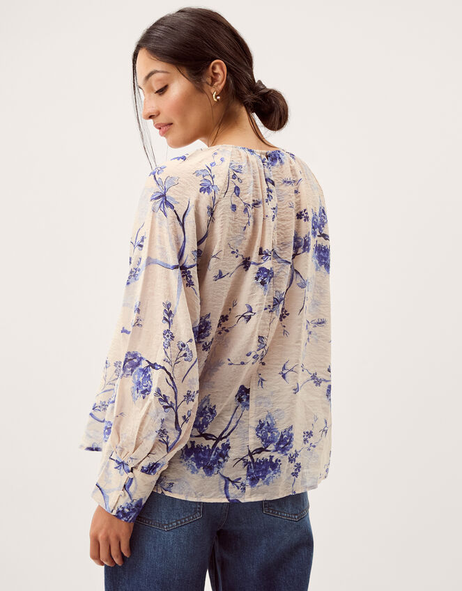 Jada Floral Print Blouse Pink