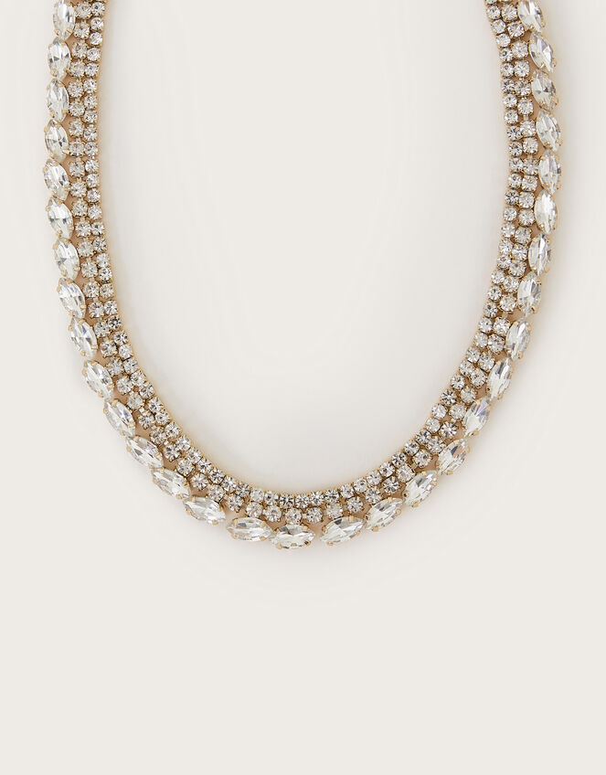 Statement Diamante Necklace, , large