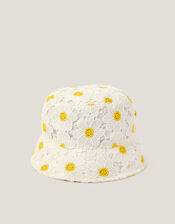 Daisy Lace Bucket Hat, Multi (MULTI), large
