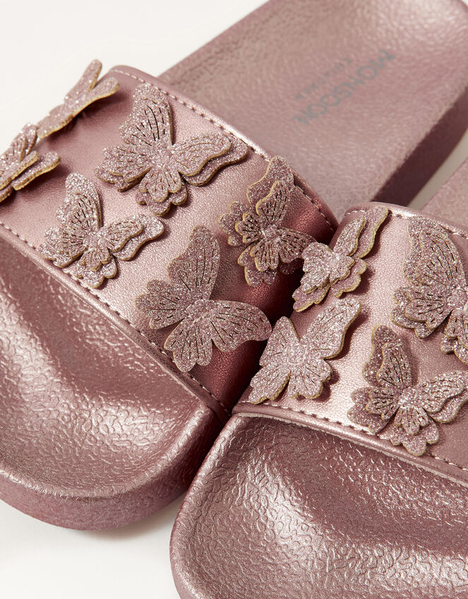 Butterfly Sliders, Gold (ROSE GOLD), large