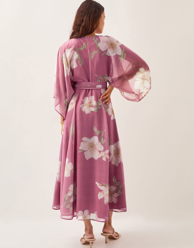 Amelia Wrap Maxi Dress, Pink (ROSE PINK), large