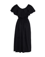 Devotion Twins Deos Frill Maxi Dress, Black (BLACK), large