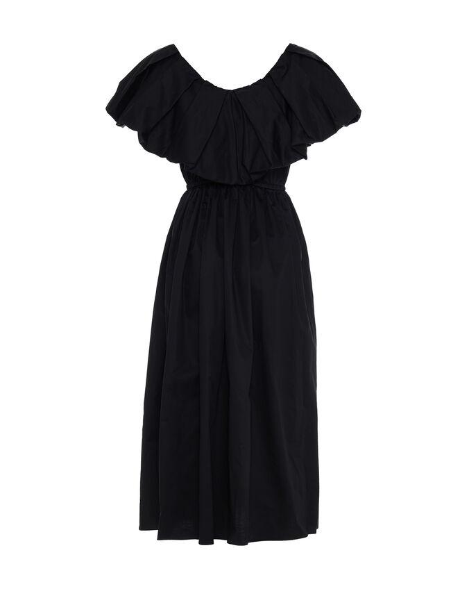 Devotion Twins Deos Frill Maxi Dress, Black (BLACK), large