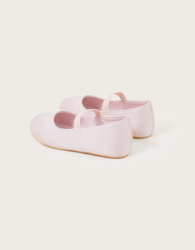 Baby Sadie Satin Walker Shoes, Pink (PINK), large