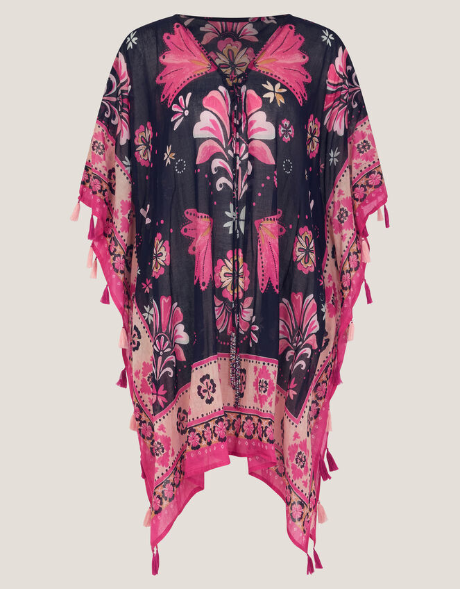 Abbie Floral Print Mini Kaftan, , large