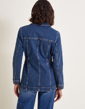 Melanie Stretch Denim Jacket, Blue (DENIM BLUE), large