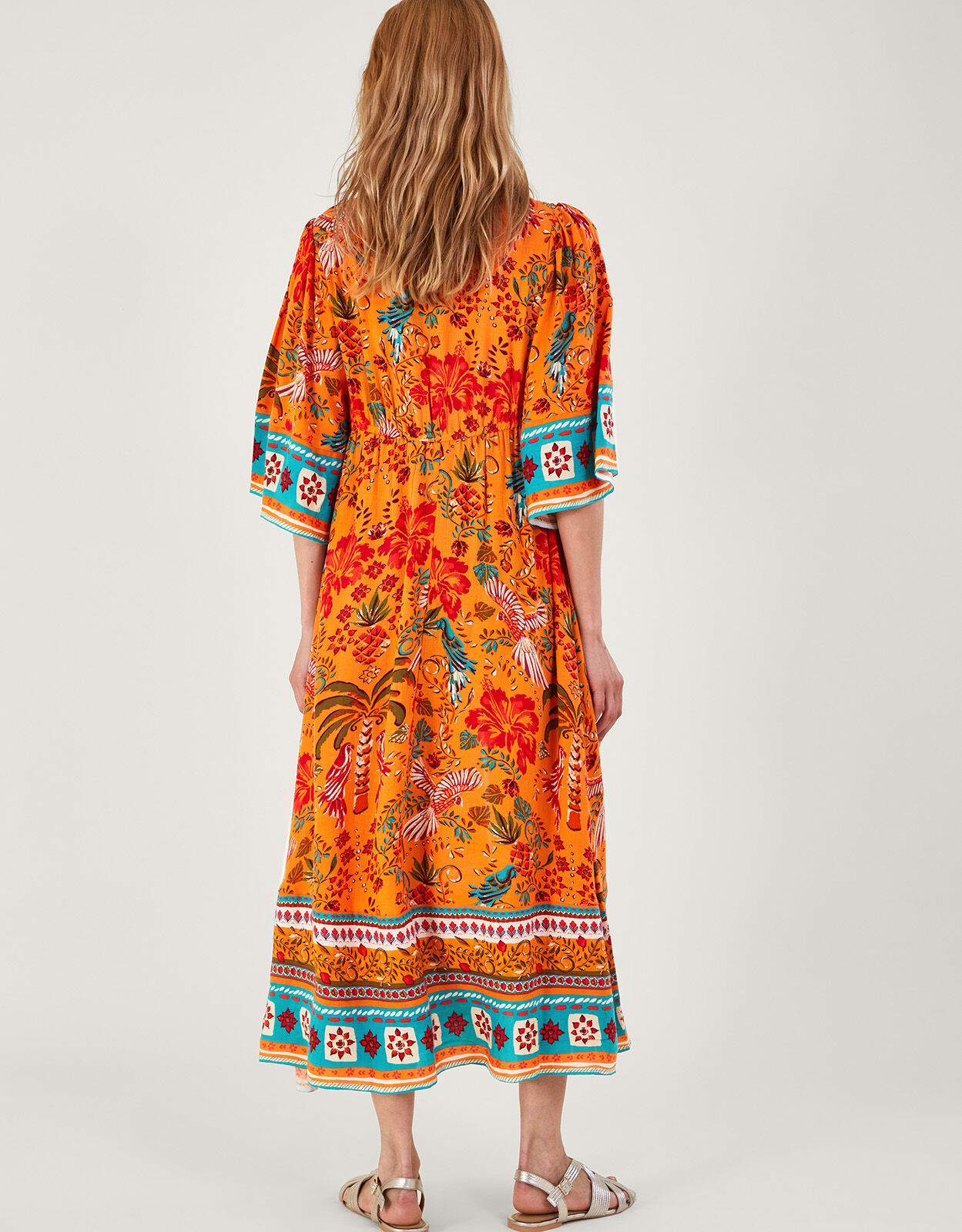 Orange dress monsoon outlet
