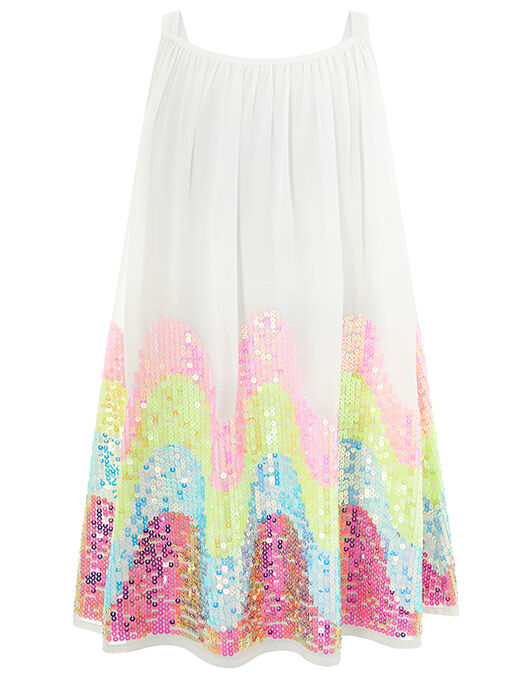 Rainbow sequin skirt girl new arrivals