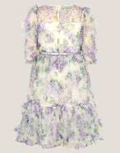 Hydrangea Ruffle Party Dress, Multi (MULTI), large