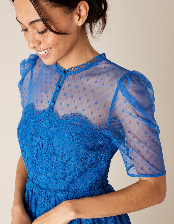 The Trisha Detailed Midi Dress-Black main image 0