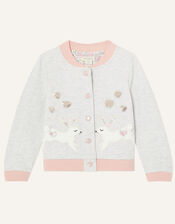 Baby Bunny Bomber Jacket, Grey (GREY), large