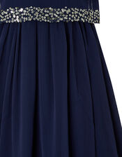 Meghan Sequin Party Dress, Blue (NAVY), large