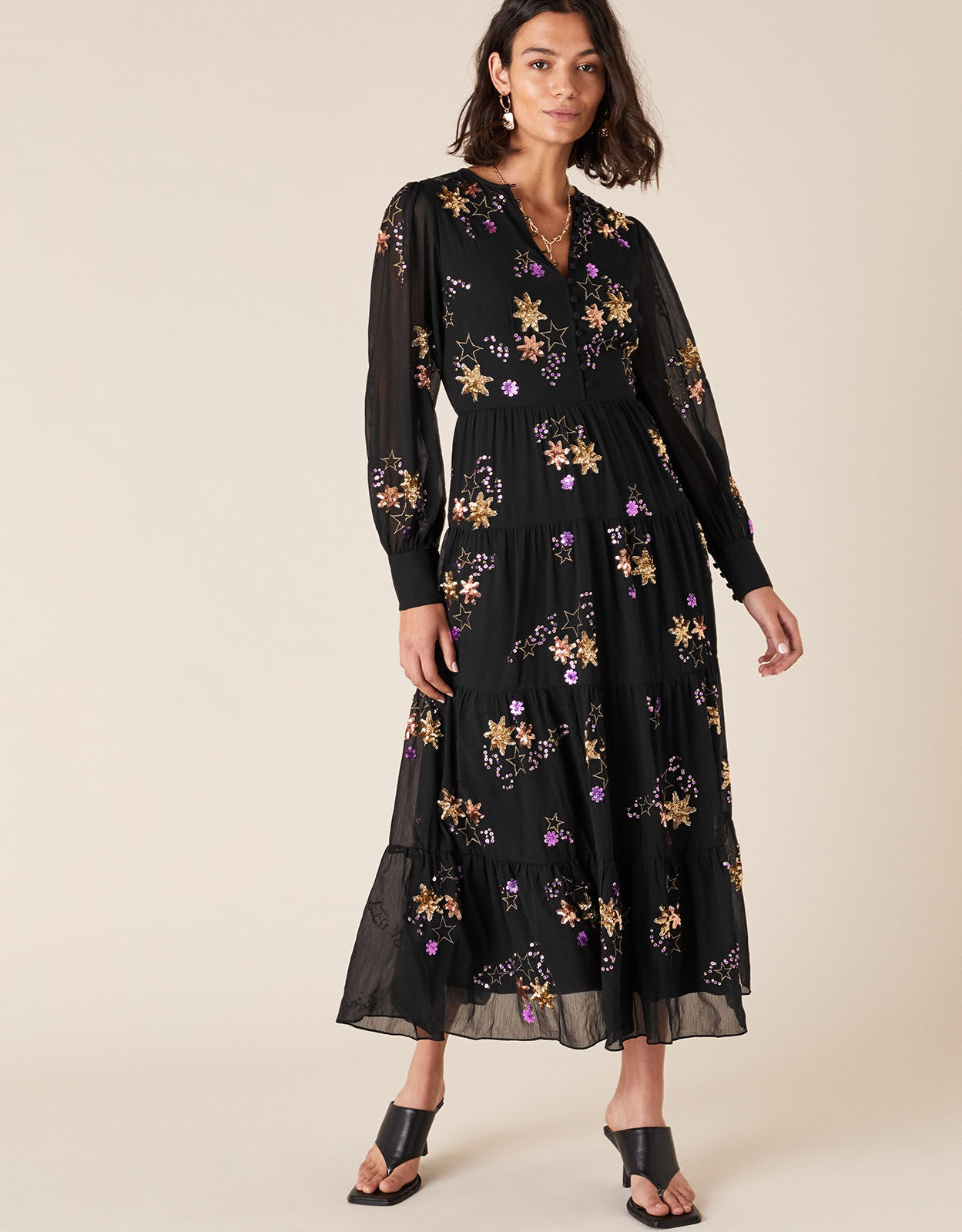 monsoon embellished dress