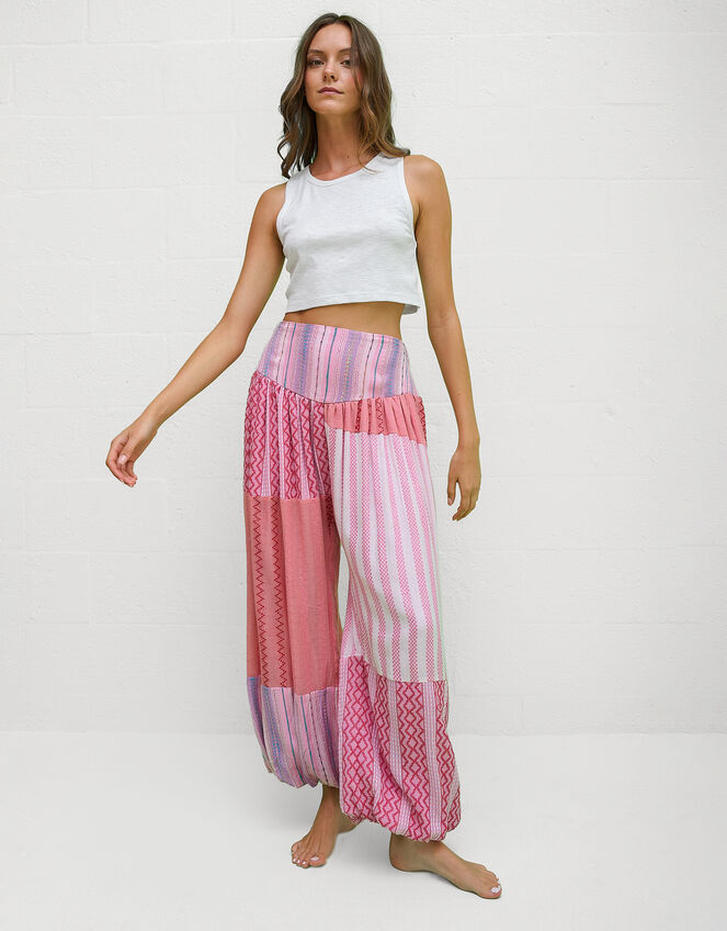 Pitusa Patchwork Aladdin Harem Trousers, , large