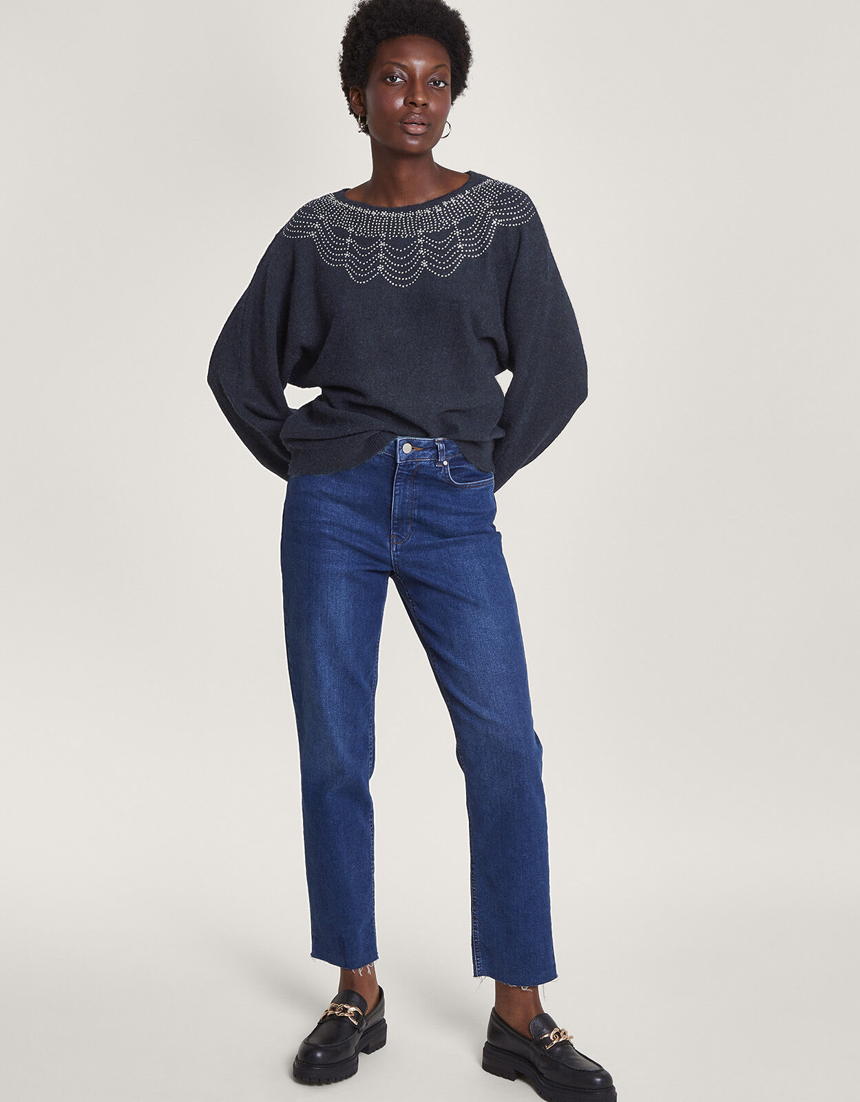 Beaded jumpers top