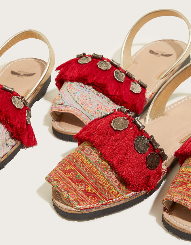 Emonk Ibiza Women's Ibicenca Sandals, Multi (MULTI), large