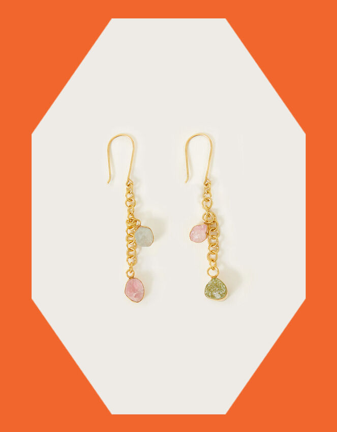 Pippa Small Masoom Double Drop Earrings , , large