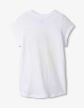 Hatley Happy Lemon Tie-Front T-Shirt, White (WHITE), large