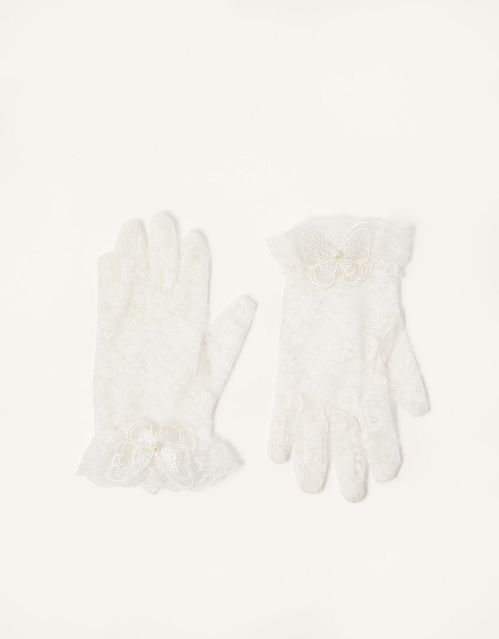 Children Children's Accessories | Lace Communion Gloves - QC13499