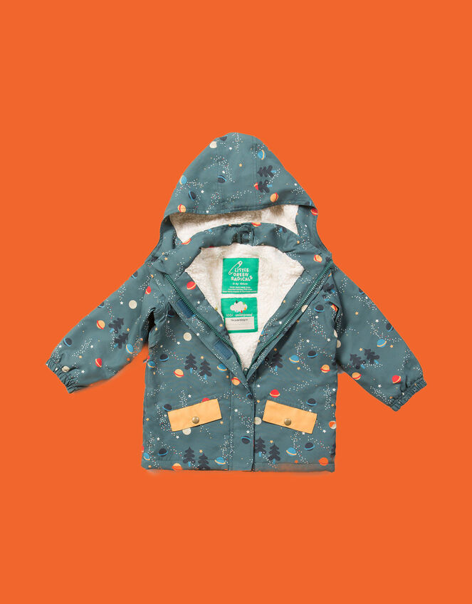 Little Green Radicals Higher Ground Waterproof Raincoat, Green (GREEN), large