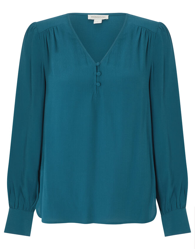 Tiffany Blouse, Teal (TEAL), large