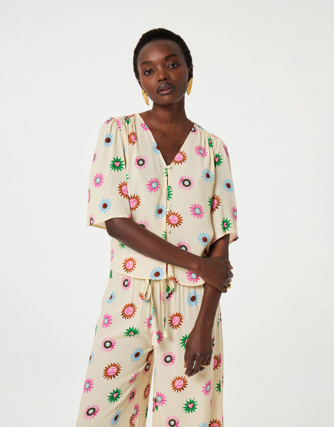 Fabienne Chapot Starlet Sun Print Blouse, Multi (MULTI), large