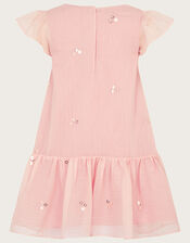 Baby Scatter Sequin Party Dress, Pink (PINK), large