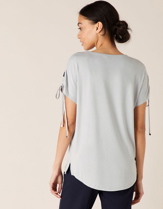 LOUNGE Pia Floral T-Shirt, Grey (GREY), large