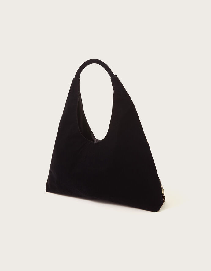 Vintage Velour Embroidered Bag main image 0